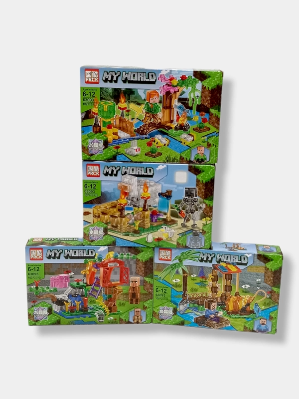Конструктор 4в1 My World "Лагерь в лесу", 102-107 деталей