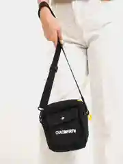 Черный сумка через плечо, женская