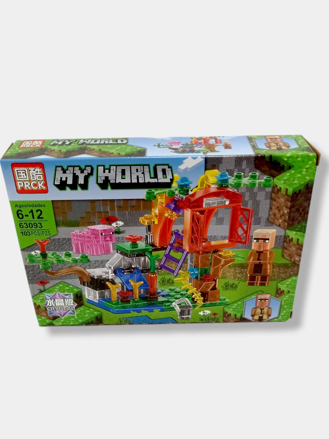 Зеленый конструктор 4в1 My World "Лагерь в лесу", 102-107 деталей
