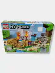 Голубой конструктор 4в1 My World "Лагерь в лесу", 102-107 деталей