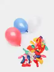 Воздушные шары, 40 шт, разноцветные