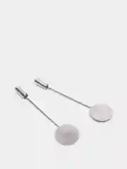 Серебряный основа для броши, бутоньерки с фиксатором и основой, 3 штуки