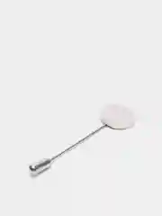 Серебряный основа для броши, бутоньерки с фиксатором и основой, 3 штуки