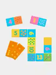 Игра "Домино. Счёт", 28 фишек, двухсторонние