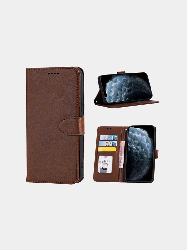 Кожаный PU чехол книжка для Xiaomi Redmi Note 9T