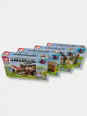 Конструктор "Лагерь у воды" 4в1 My World, 123-128 деталей, 6+