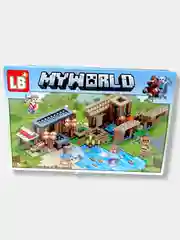 Конструктор "Лагерь у воды" 4в1 My World, 123-128 деталей, 6+