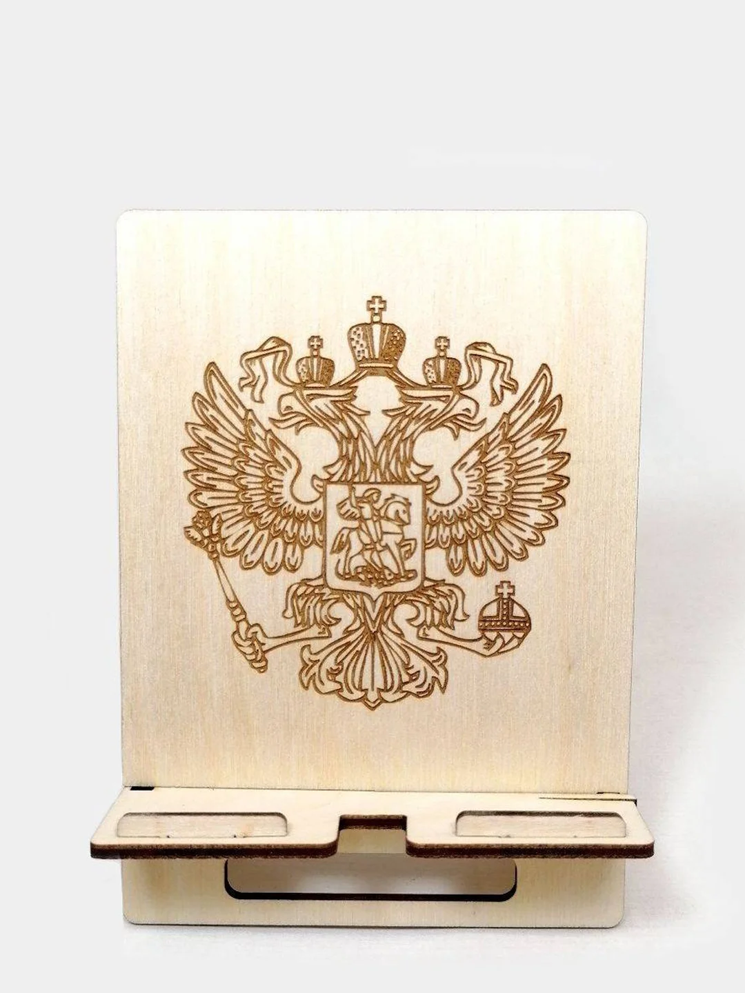 Бирюзовый подставка для телефона, из дерева, с рисунком