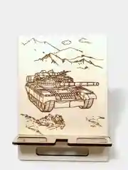Лайм подставка для телефона, из дерева, с рисунком