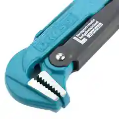 Ключ трубный рычажный 3/4, №0, цельнокованый, CrV, тип "L", GROSS, 15600