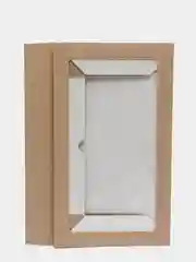 Белый есо крафт коробка подарочная