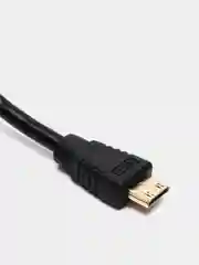Черный кабель - переходник HDMI mini HDMI вилка ver.1.4, 1м, 1.5м, 2м