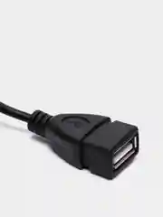 Черный otg переходник  с micro USB на USB отг
