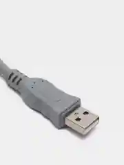 Серый кабель USB 2.0 A вилка - USB 2.0 A розетка (папа-мама) 1,5 м, USB  удлинитель переходник