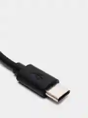 Черный зарядный кабель с двойной головкой Type-C - Type-С быстрая зарядка папа-папа