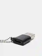 Черный переходник Type-C для передачи данных, зарядка iPhone Type-С usb 3.0, аудиоконвертер