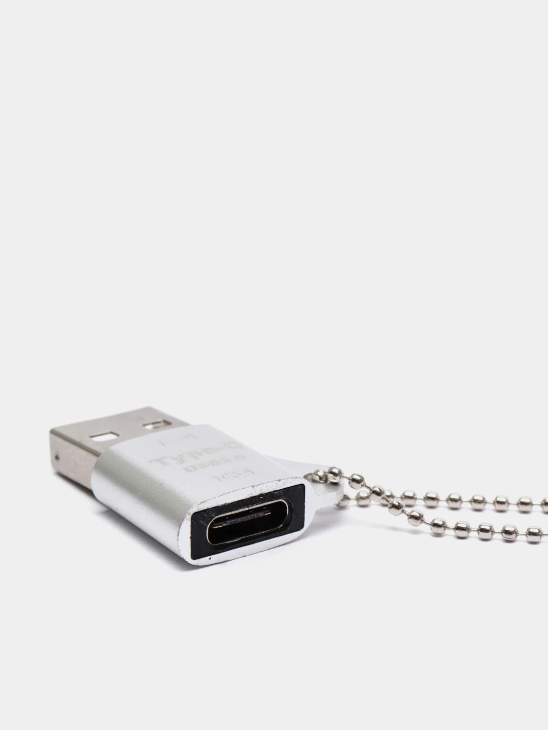Оранжевый переходник Type-C для передачи данных, зарядка iPhone Type-С usb 3.0, аудиоконвертер