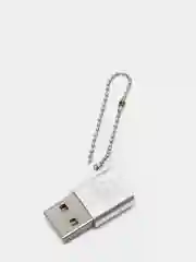 Оранжевый переходник Type-C для передачи данных, зарядка iPhone Type-С usb 3.0, аудиоконвертер