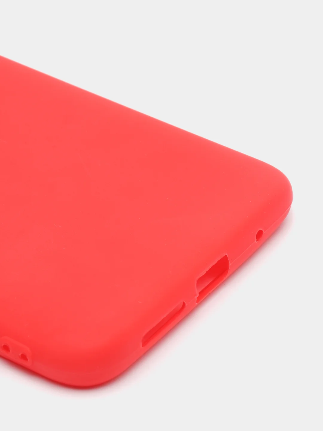 Красный чехол Xiaomi Poco M3 (Сяоми Поко М3), силиконовый, матовый, цветной