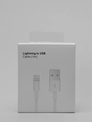 Кабель lightning для зарядки iPhone 7, 8, X, 11, iPad, 1 метр