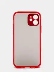Красный противоударный чехол для iPhone 11, 12, 13, Pro, ProMax, Mini, с защитой камеры