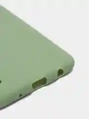 Лесной зеленый чехол силиконовый для Samsung Galaxy A10 (Самсунг Галакси А10), цветной, матовый