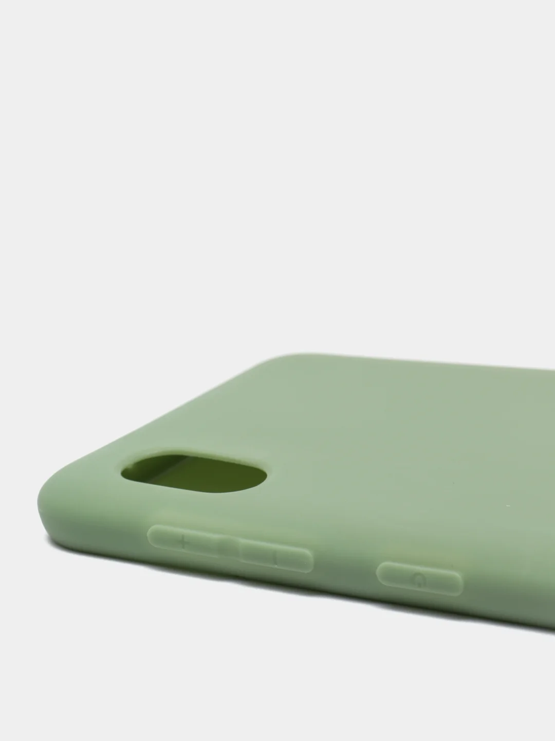 Лесной зеленый чехол силиконовый для Samsung Galaxy A10 (Самсунг Галакси А10), цветной, матовый