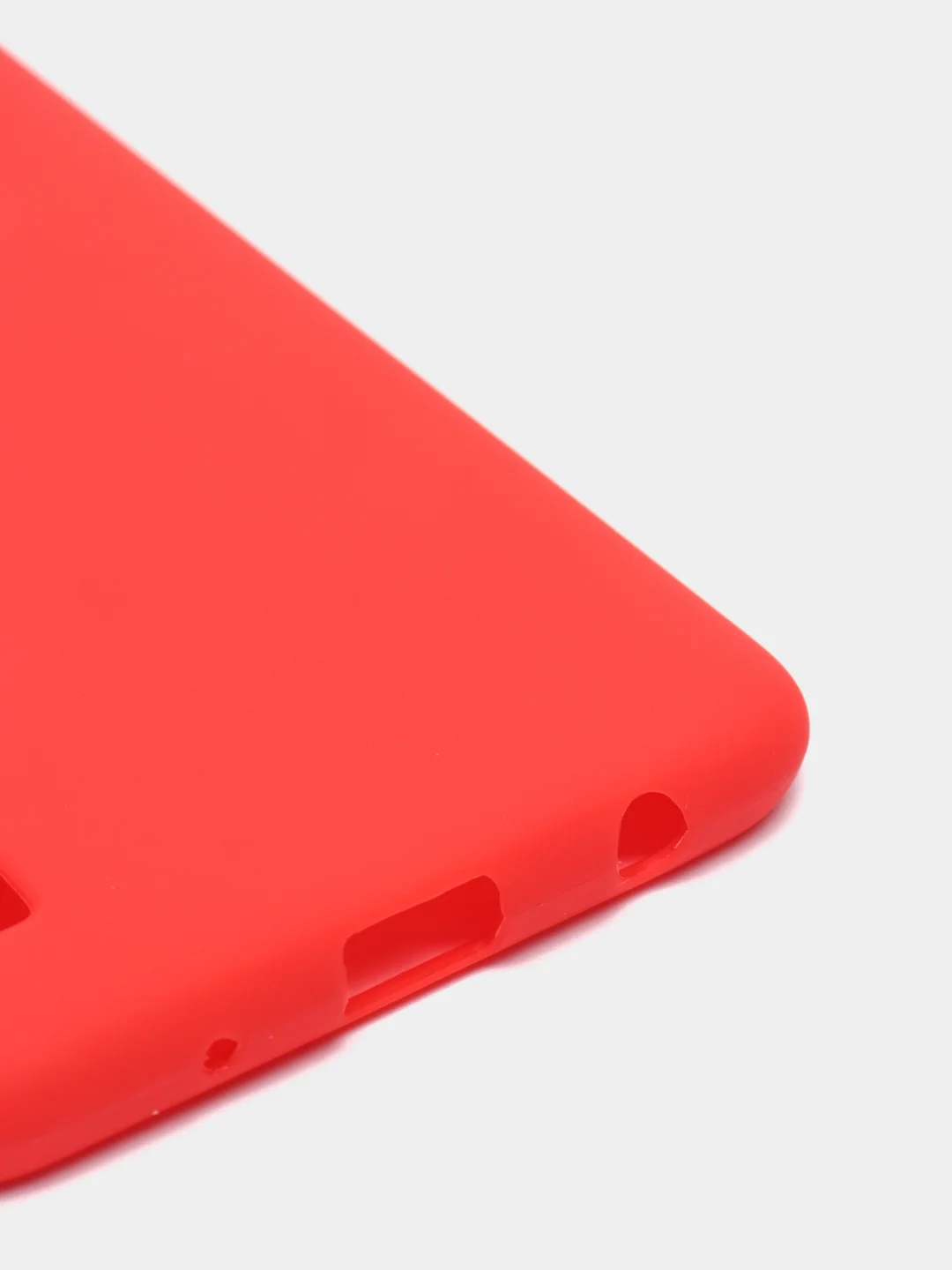 Алый чехол силиконовый для Samsung Galaxy A10 (Самсунг Галакси А10), цветной, матовый