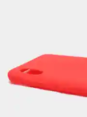 Алый чехол силиконовый для Samsung Galaxy A10 (Самсунг Галакси А10), цветной, матовый