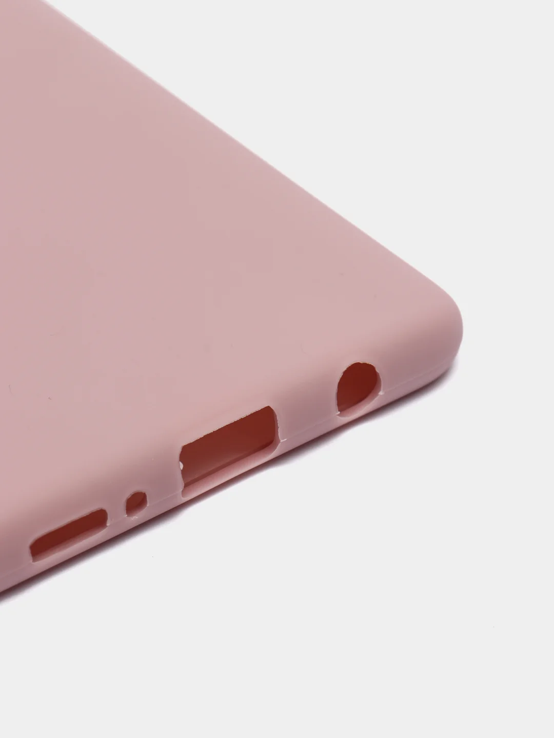 Пастельно-коралловый чехол Samsung Galaxy A51 (Самсунг Галакси А51) силиконовый, цветной, матовый