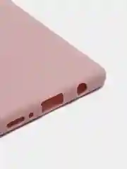 Пастельно-коралловый чехол Samsung Galaxy A51 (Самсунг Галакси А51) силиконовый, цветной, матовый