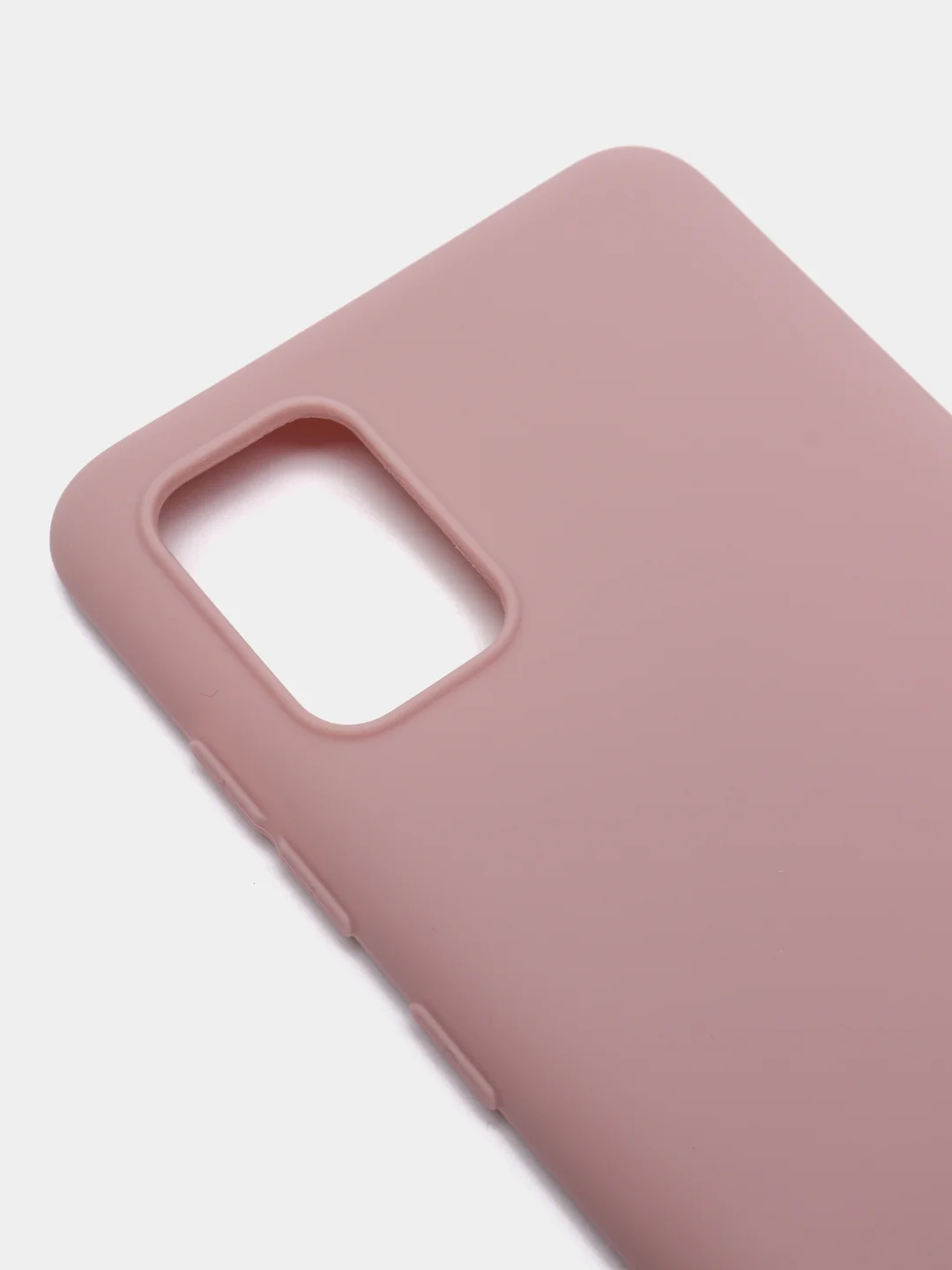 Пастельно-коралловый чехол Samsung Galaxy A51 (Самсунг Галакси А51) силиконовый, цветной, матовый