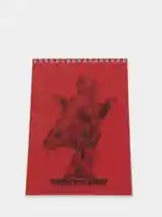 Красный скетчбук DRAWING BEAR 30 листов, 120 гр/м
