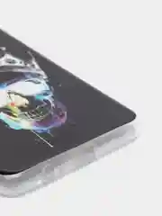Черный чехол Samsung Galaxy A8+ (A8 Plus), Самсунг Галакси А8+ / А8 Плюс силиконовый с рисунком