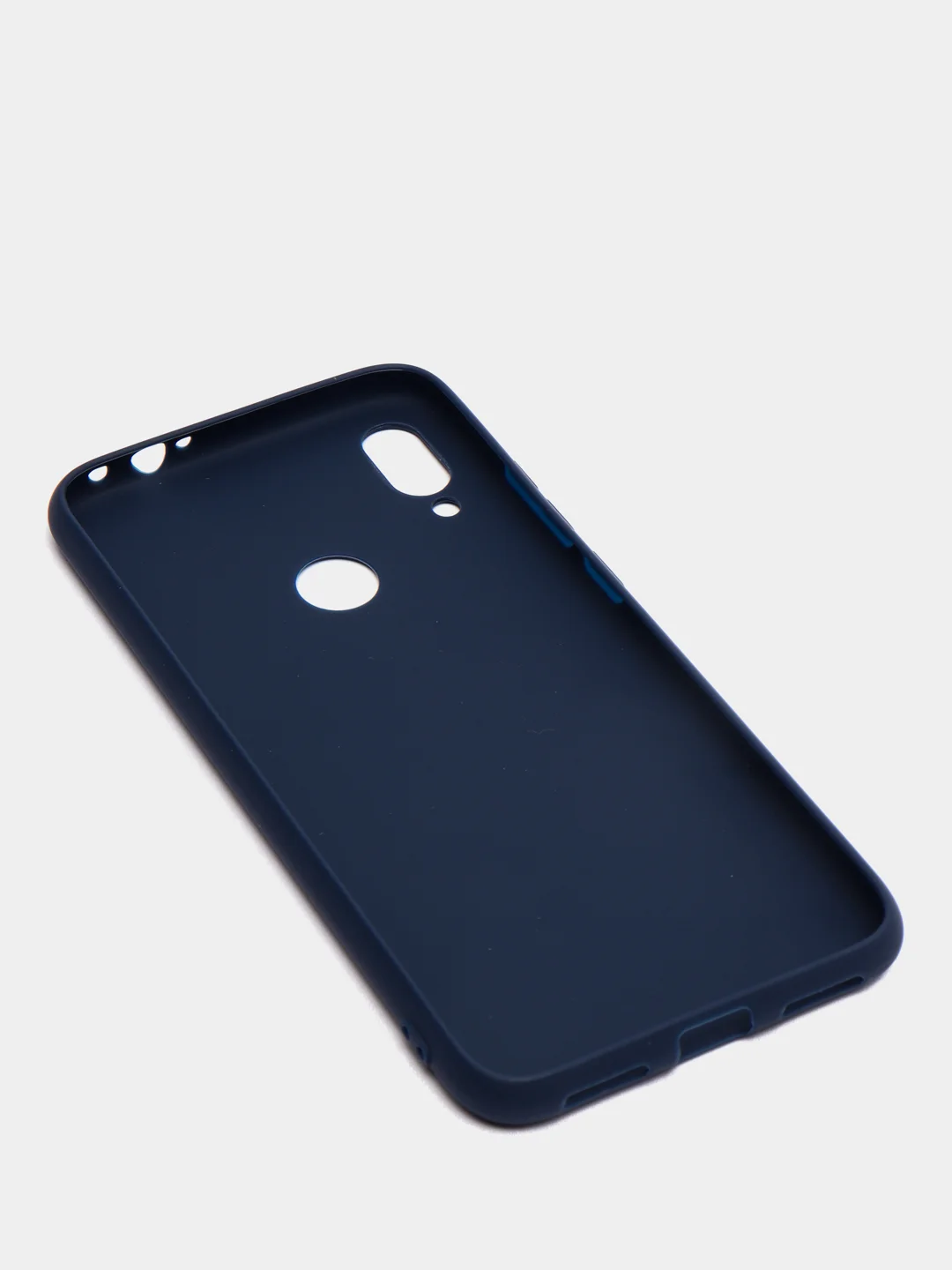 Темно-синий чехол Xiaomi Redmi Note 7 силиконовый цветной матовый (Сяоми Редми Нот 7)