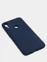 Темно-синий чехол Xiaomi Redmi Note 7 силиконовый цветной матовый (Сяоми Редми Нот 7)