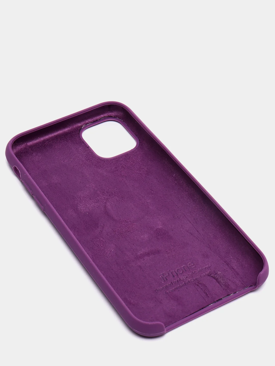 Пурпурный чехол Silicone Case для iPhone 11/XR/7/8/SE2020/12/12Pro/7+/8+/6s/6
