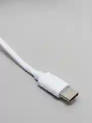 Белый зарядный кабель с двойной головкой Type-C - Type-С быстрая зарядка папа-папа