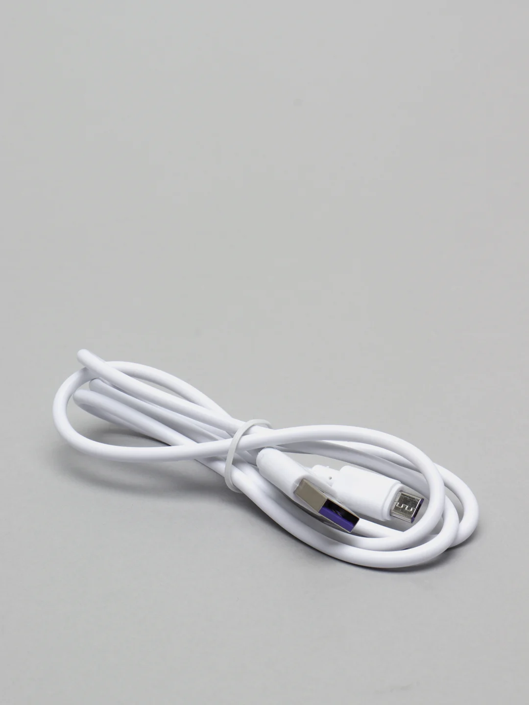 Белый кабель зарядный micro USB для Android