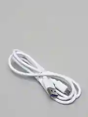 Белый кабель зарядный micro USB для Android