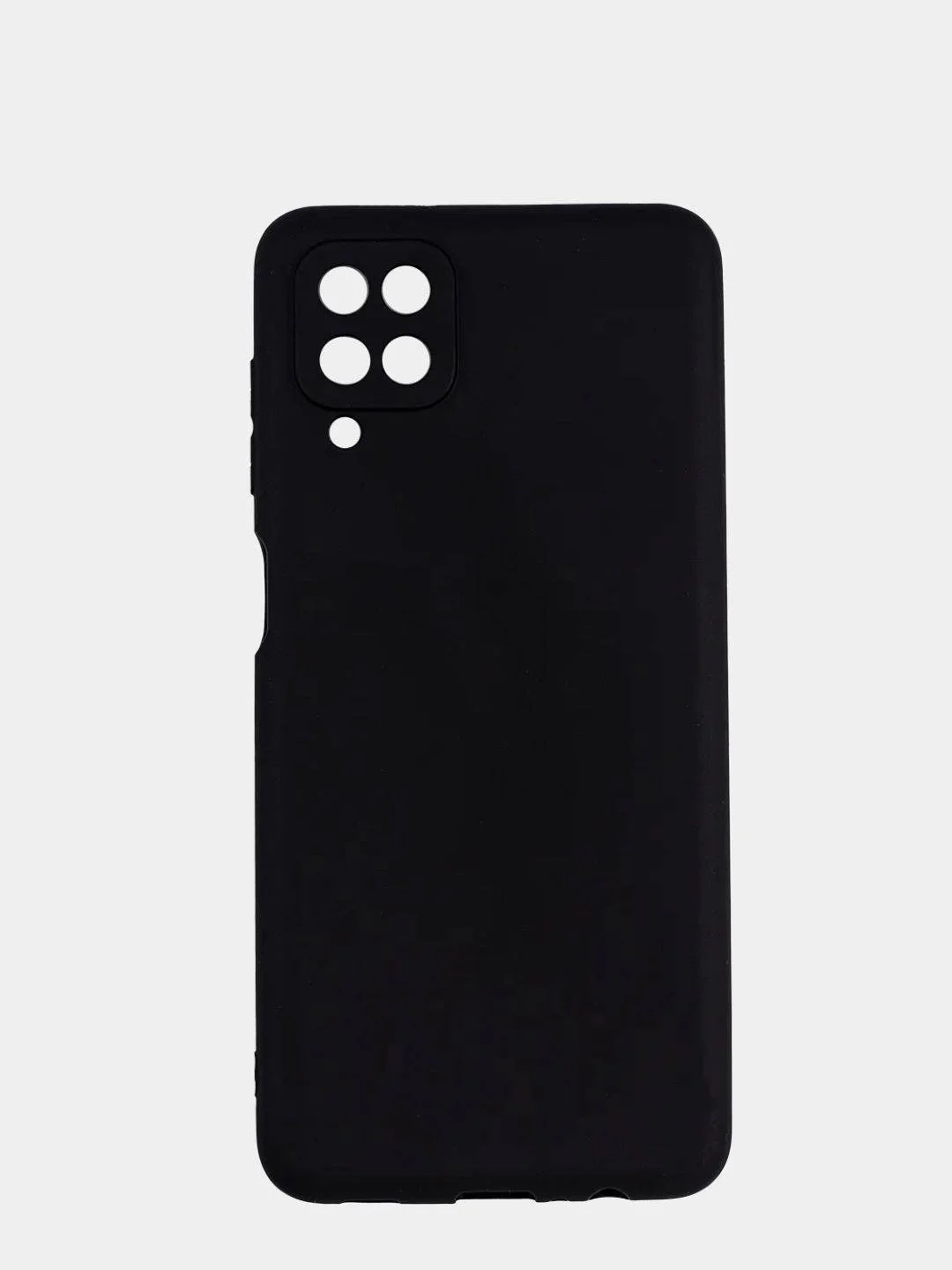 Угольный чехол Samsung Galaxy A12, M12 (Самсунг Галакси А12, М12), силиконовый, цветной, матовый