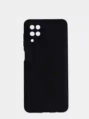Угольный чехол Samsung Galaxy A12, M12 (Самсунг Галакси А12, М12), силиконовый, цветной, матовый