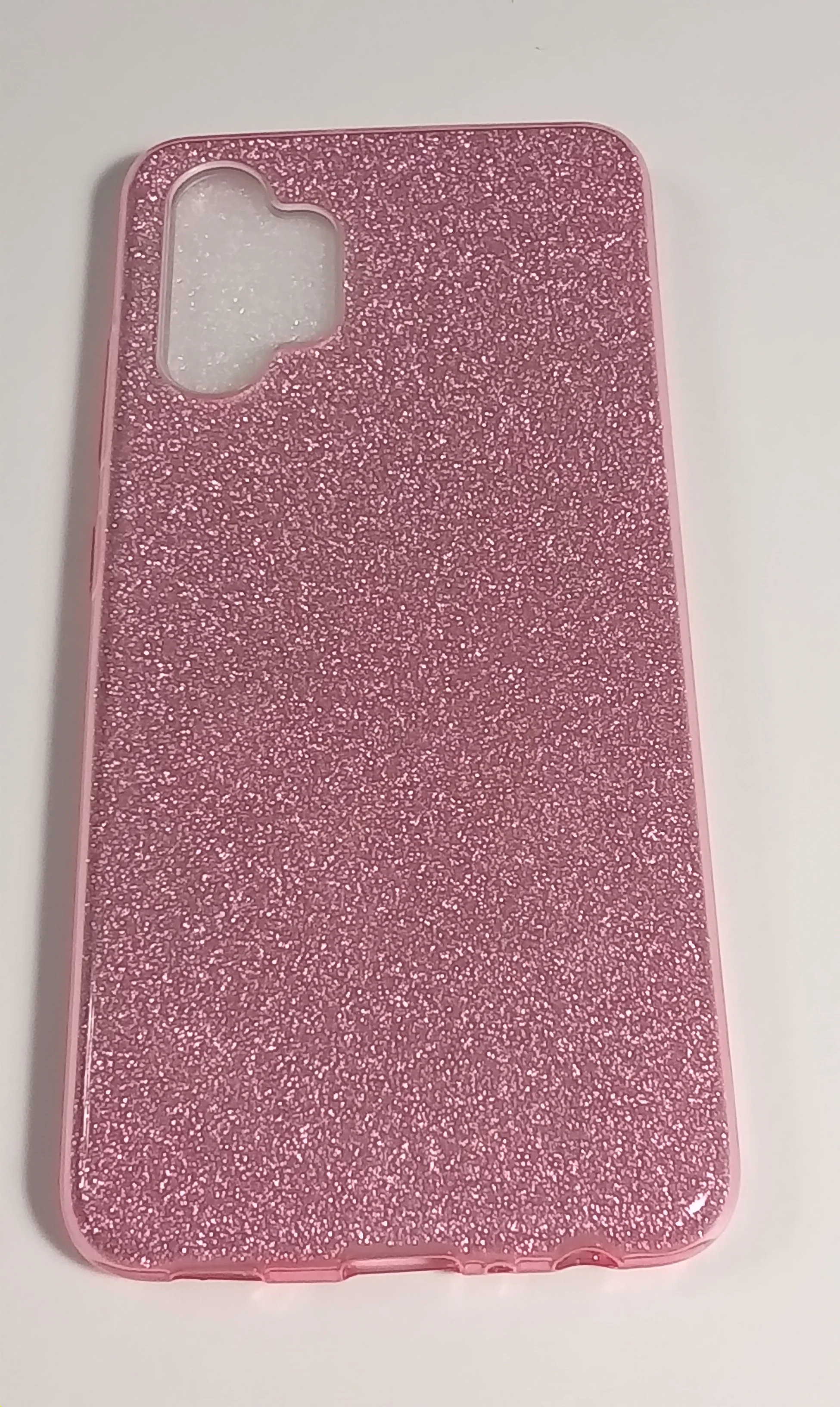 Алый чехол блестящий SAMSUNG A32