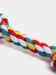 Бирюзовый канат веревка игрушка для собак, малая, 2 узла