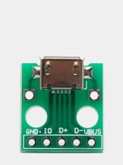 Плата с разъемом microUSB