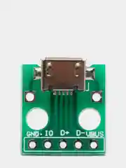 Плата с разъемом microUSB