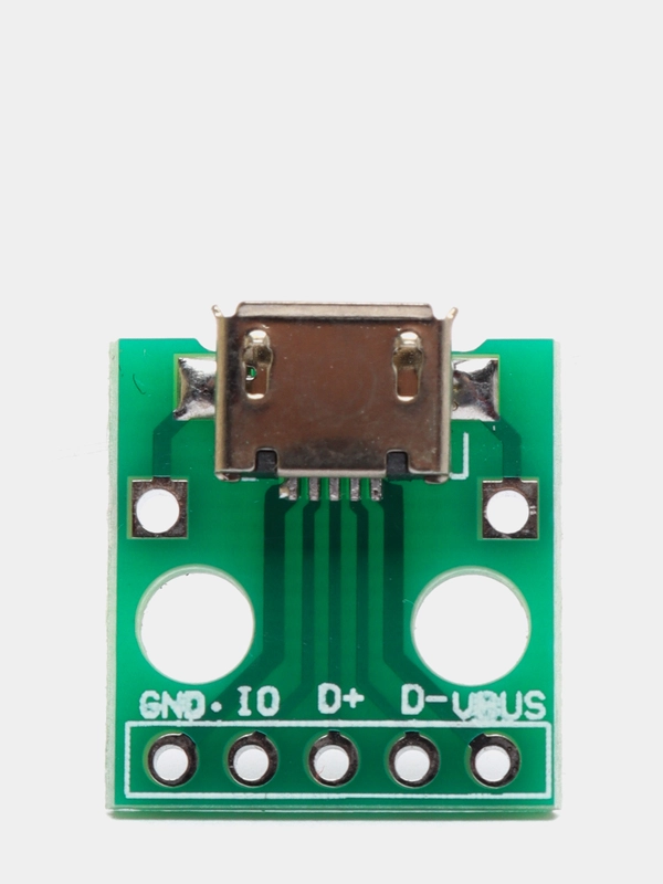 Плата с разъемом microUSB