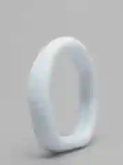 Белый резинка для волос, бесшовная