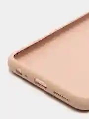 Бежевый чехол Samsung A22s 5G с защитой камеры и бархатом внутри