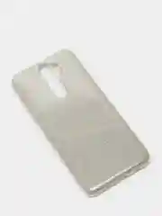 Серебряный чехол блестящий Xiaomi Redmi Note 8 pro